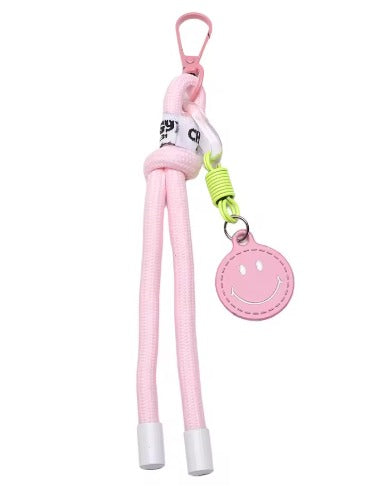 Charm carita feliz rosa