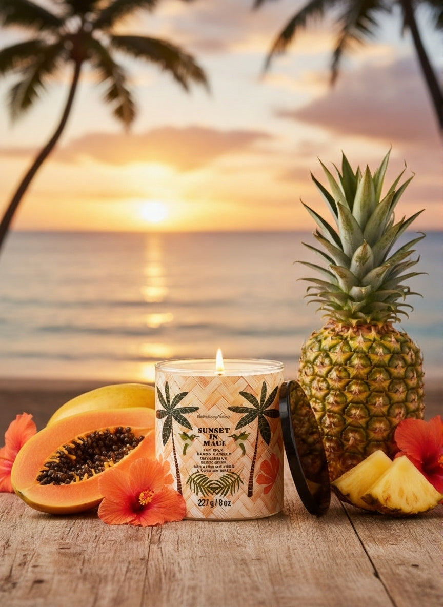 Vela Aromática Sunset in Maui