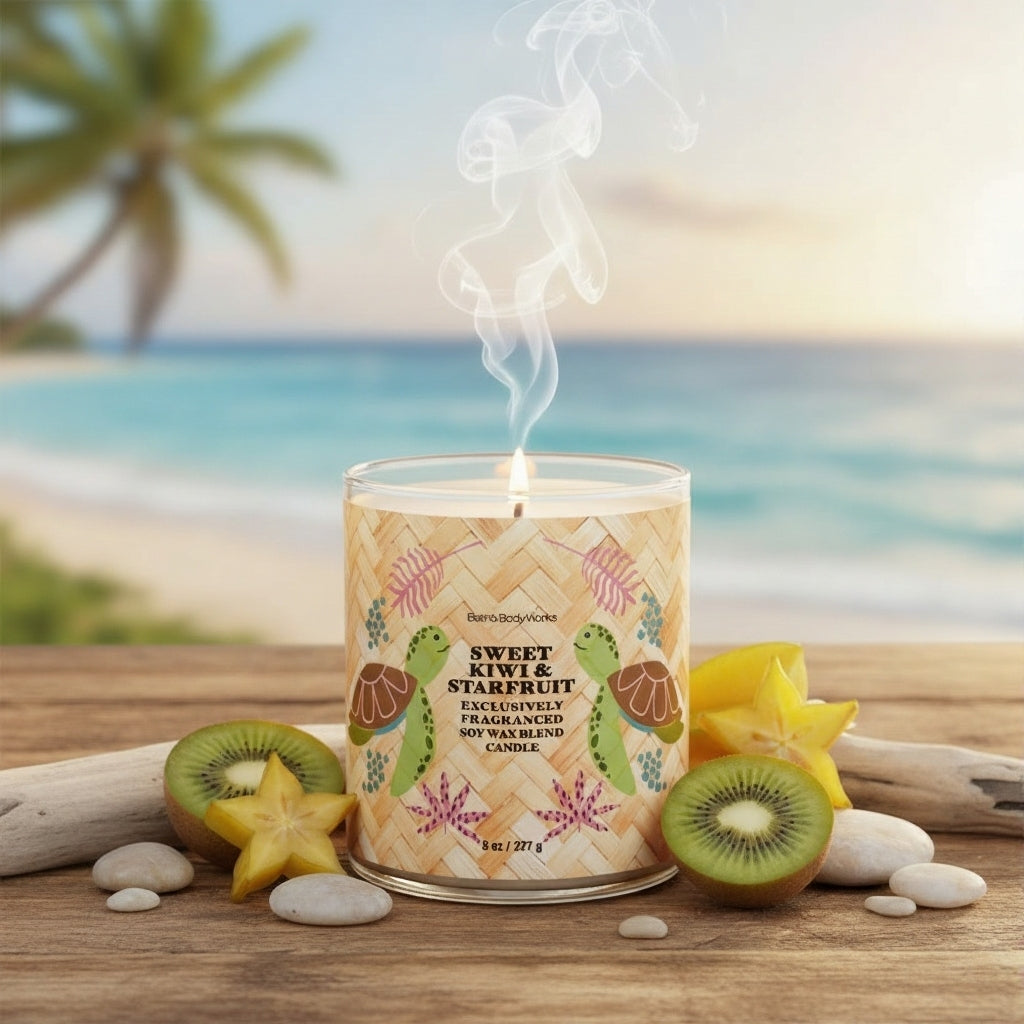 Vela Aromática Sweet Kiwi & Starfruit